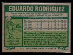 1977 Topps #361 – Eduardo Rodriguez