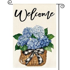 AVOIN colorlife Hydrangea Spring Summer Garden Size-12 x 18&Prime;,
