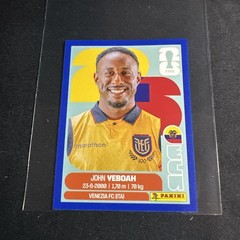 Panini FIFA World Cup 2026 Soccer Sticker ECU 14 John Yeboah Ecuador Blue