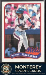 Darryl Strawberry 1989 Topps #300 New York Mets