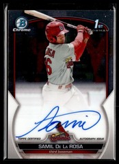 2023 Bowman Chrome Autograph Samil De La Rosa Auto #CPA-SD