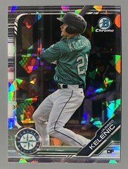2019 Bowman Chrome Jarred Kelenic Atomic Refractor #BDC-2 Cracked Ice Mariners