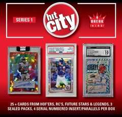 Break King Hit City Series 1 Sports Trading Card Box Configuration Sealed