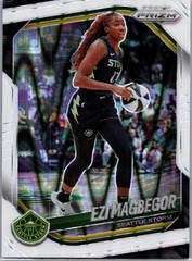 2025 Panini Prizm WNBA #36 Ezi Magbegor White Seismic Prizms