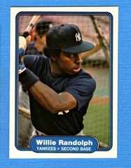 1982 Fleer #49 Willie Randolph Yankees