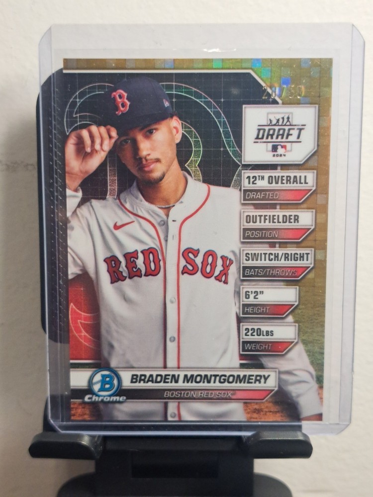 2024 Bowman Draft – Bowman Draft Night Braden Montgomery #BDN-7 Gold /50 R