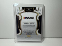 Landen Lewis Rookie 2026 Select NASCAR Grandstand Orange Cracked Ice Prizm