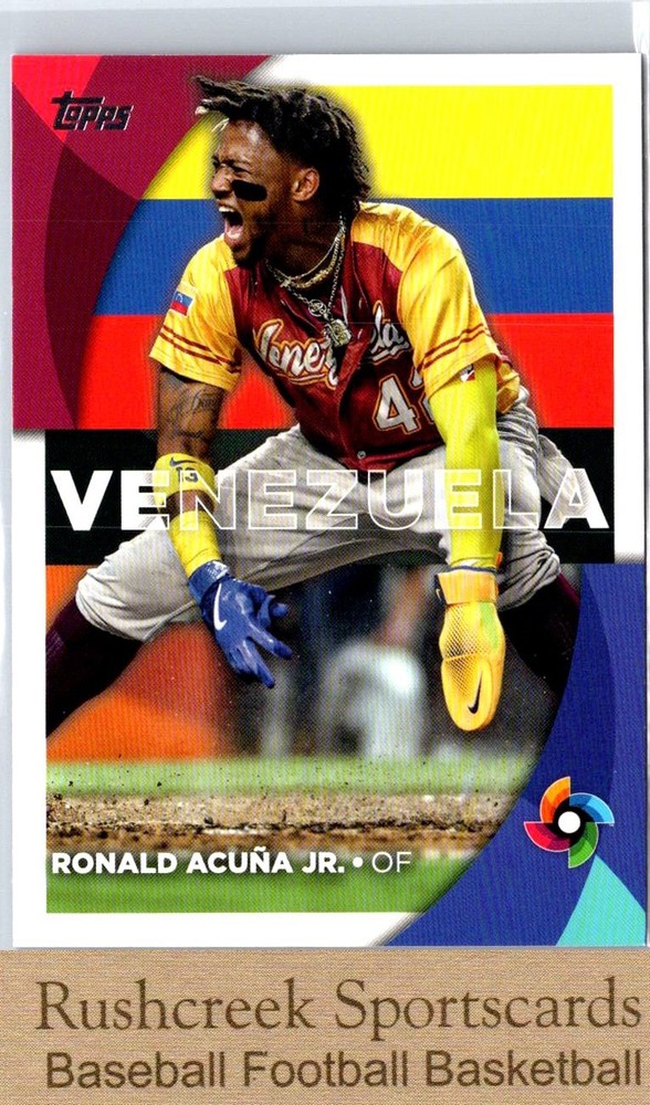 2023 Topps #WBC-16 Ronald Acuña Jr. 2023 World Baseball Classic Stars