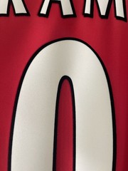 Vintage Nike 2002/2003 Arsenal FC Bergkamp Soccer Jersey Invincibles Y2K EPL