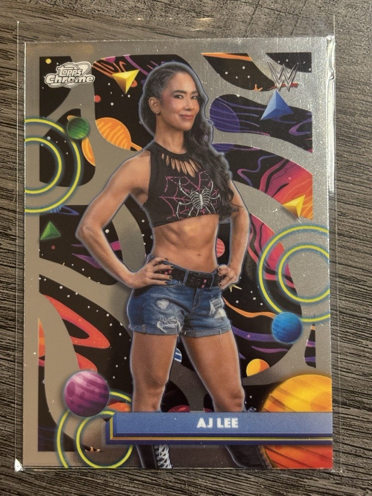 2026 Topps Chrome Cosmic WWE AJ Lee #66