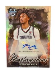 2023-24 Bowman University Best Masterpieces Autographs Stephon Castle /75 Spurs