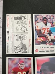 KC Chiefs Law Enforcement Agency Cards 1989 Set of 10 PLUS 384 W. Lanier 1986