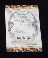 2026 Topps Chrome WWE THE ROCK DIAMOND LEGACY #RDL-3 RED REFRACTOR SSP /5