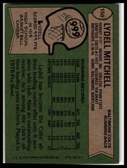 1978 Topps #150 Lydell Mitchell