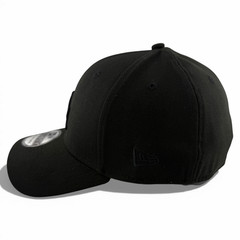 New Era Los Angeles Dodgers MLB All Blackout Blacked Out 39Thirty Flex Fit Hat