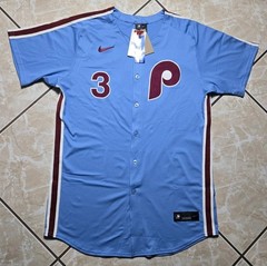 Nike Bryce Harper Philadelphia Phillies Elite Powder Blue MLB Jersey 48 $375