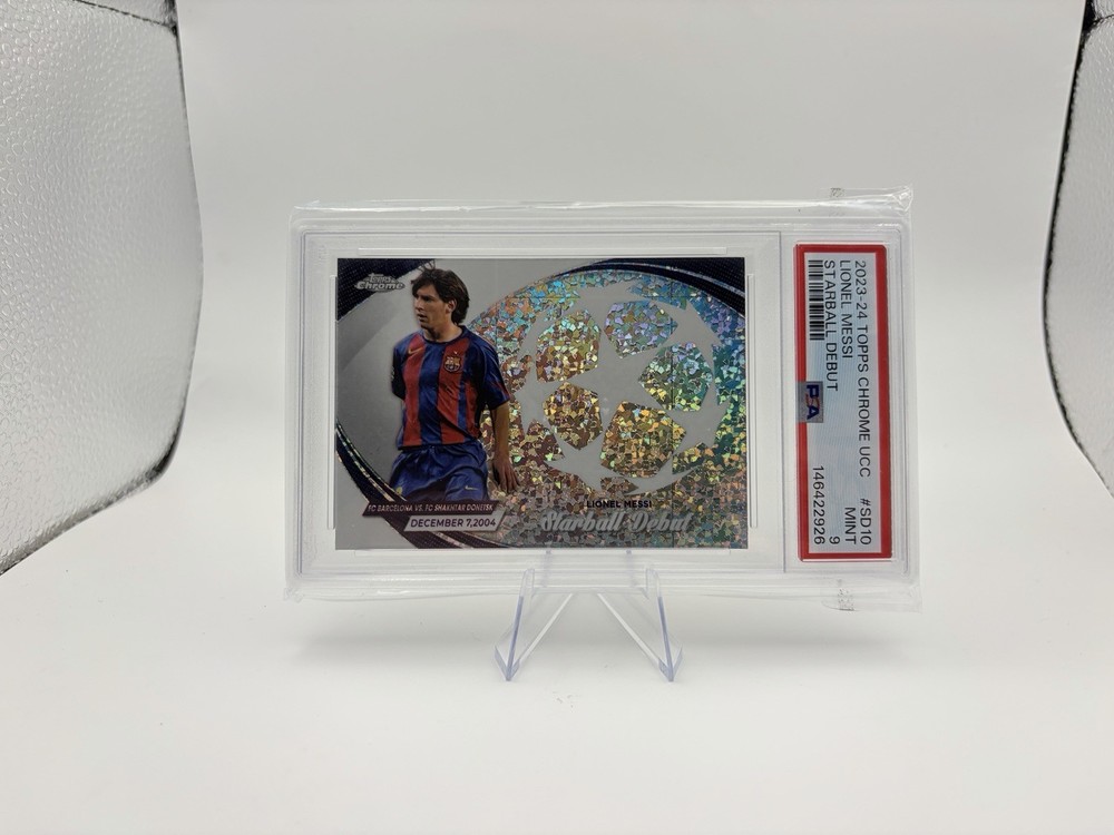 2023-24 Topps Chrome UEFA Club Competitions Starball Debuts Lionel Messi #SD-10