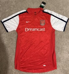 2001/02 Henry Nike Arsenal Home Jersey with EPL patch Size XL