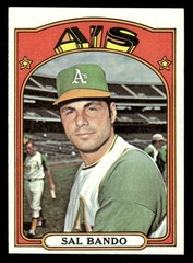 1972 Topps Baseball #650 Sal Bando NM/MT *e1