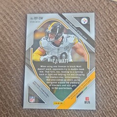 2025 Panini Prizm Premier Jerseys Green Prizm T.J. Watt PJY-TJW Steelers NFL