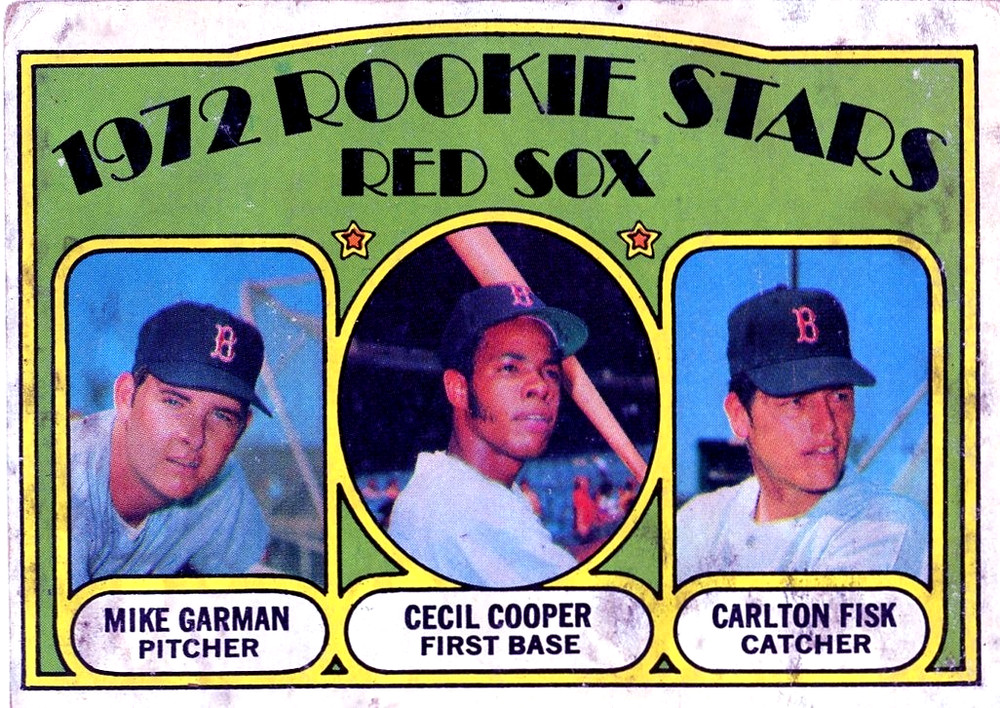 1972 Topps #79 Red Sox Rookie Stars – Carlton Fisk Rookie Card – Cecil Cooper!