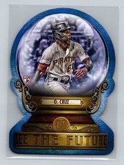 2022 Topps Gypsy Queen #CG-4 Oneil Cruz Crystal Gazing Die Cut Blue #/250