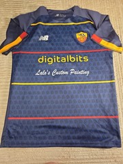 New Balance Wike AS Roma Soccer Jersey Futbol Mens Size XL Adult Shirt ASR Italy
