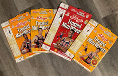 Kellogg&rsquo;s Mini-Wheats USA Dream Team Box Lot (4) MULLIN/ROBINSON/STOCKTON/MALONE