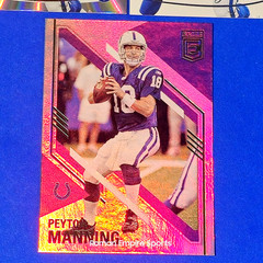 2021 & 2023(2) Panini Football – Peyton Manning – Indianapolis Colts – 3 Pc Set