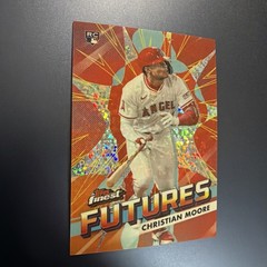 2026 Topps Finest Christian Moore Mini Diamond Finest Futures Rookie Card Angels