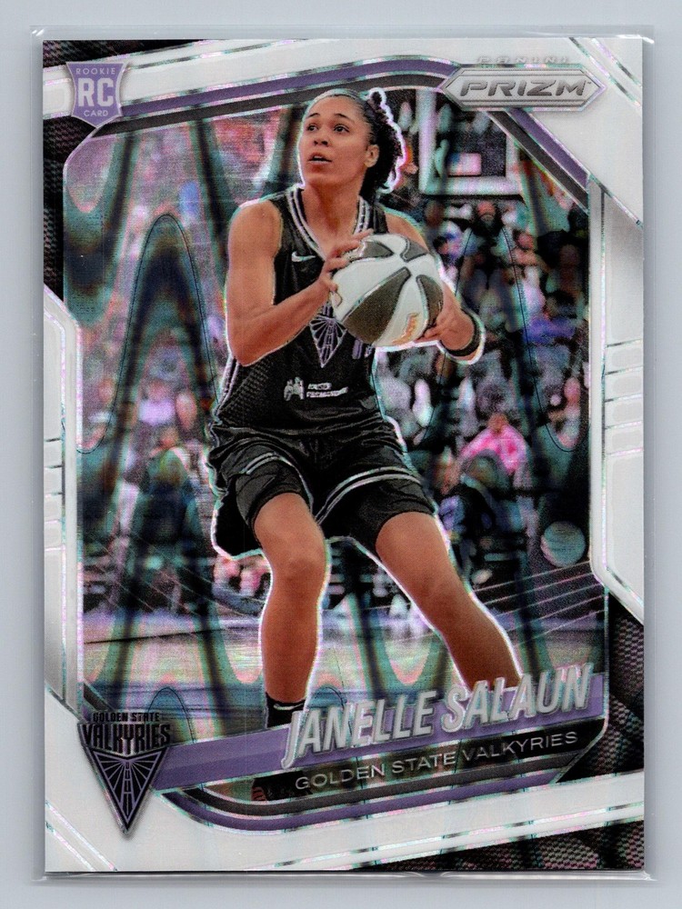 2025 Panini Prizm WNBA #20 Janelle Salaun White Seismic Prizms