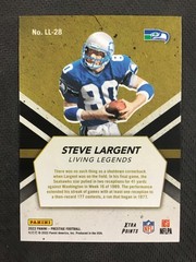2022 Panini Prestige #LL-28 Steve Largent Living Legends Xtra Points Orange /75