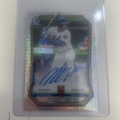 2026 Bowman Chrome Baseball Mets Mojo Refractor Mitch Voit AUTO Card #BMA-MV