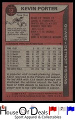 1979-80 Topps #13 Kevin Porter Detroit Pistons Basketball Card