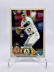 2023 Topps Update Series Mason Miller #US210 Rookie Debut RC Athletics QTY