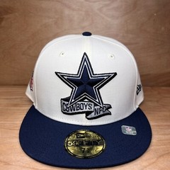 New Era 59FIFTY Dallas Cowboys Flat Bill Fitted Sideline Hat Mens Size 7 1/2