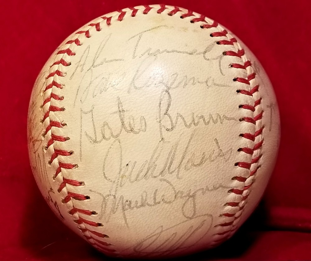 1978 Detroit Tigers Team Signed Ball Alan Trammell Jack Morris HOF Whitaker ROY