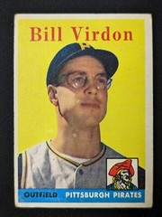 1958 Topps #198 Bill Virdon Pittsburgh Pirates VG