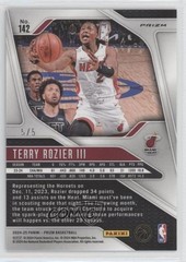 2024-25 Panini Prizm FOTL Green Shimmer 5/5 Terry Rozier III #142 1pe9