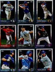 2015 TOPPS CHROME BASEBALL COMPLETE YOUR SET 1-200 BUY MORE, SAVE MORE