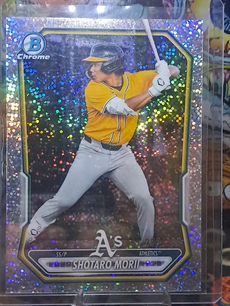 2026 Bowman – Chrome Prospects Shotaro Morii #BCP-48 Speckle Refractor /299 (RC)