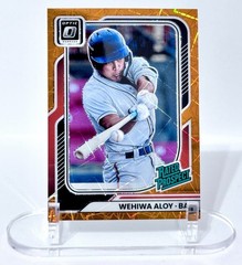 Wehiwa Aloy 2026 Donruss Optic Orange Velocity Rated Prospect #155 Orioles