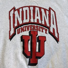Indiana Hoosiers Fruit Of The Loom NCAA Sweatshirt Size XXL Vintage