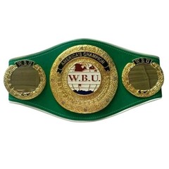 WBU World Boxing Union Championship Belts Adult Replica Title Belt Adult Size 3D