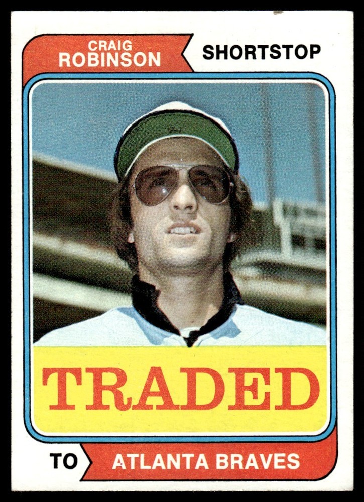 1974 Topps Traded Craig Robinson Atlanta Braves #23T
