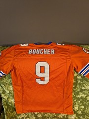 Mens Orange SCLSU Mud Dogs The Waterboy Bobby Boucher 9 Football Jersey Size 3XL