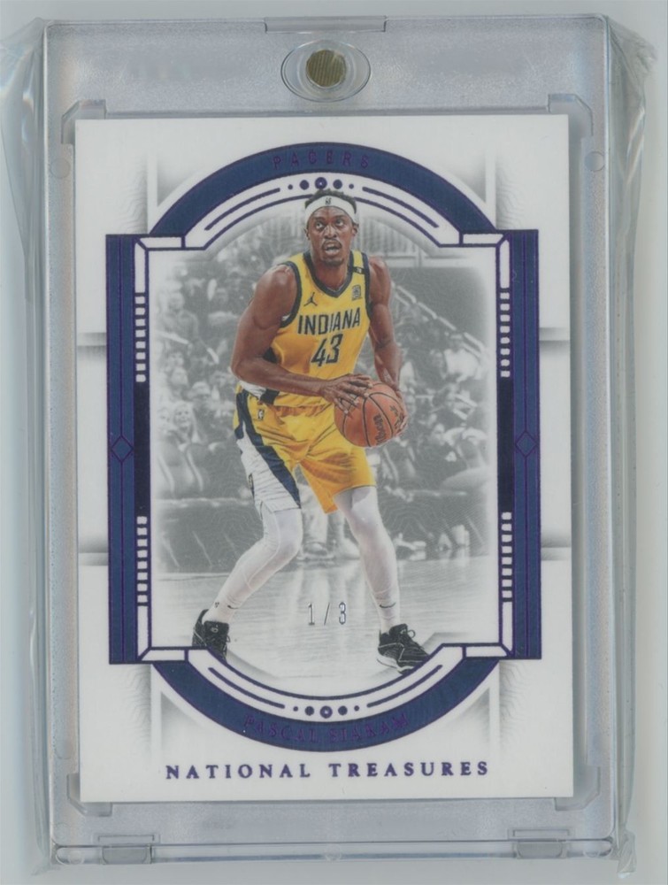 2023-24 Panini National Treasures Amethyst Pascal Siakam 1/3 Indiana Pacers #63