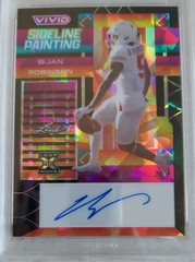 2023 Vivid BIJAN ROBINSON Auto RC Sideline Painting 4/5. Degree 9 Black Crystal