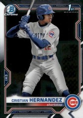 2021 Bowman Chrome #BCP-171 Cristian Hernandez – CHI Cubs 1st – BUY 3 GET 1 FREE