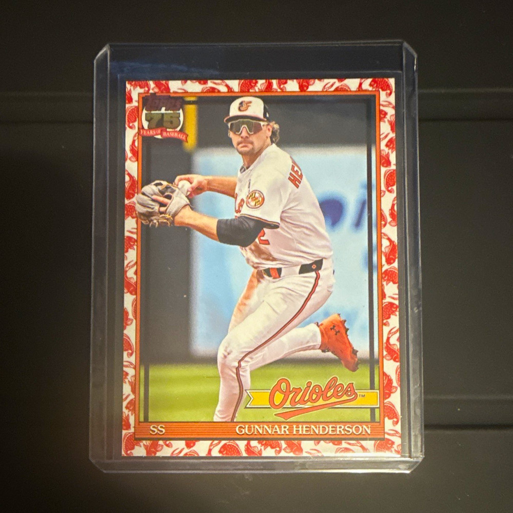 Topps 2026 Series 1 Gunnar Henderson 1991 Topps Koi Fish Parallel
